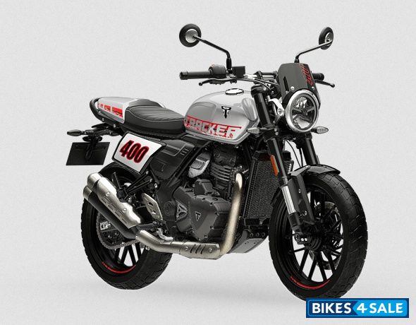 Triumph Tracker 400 Aluminium silver