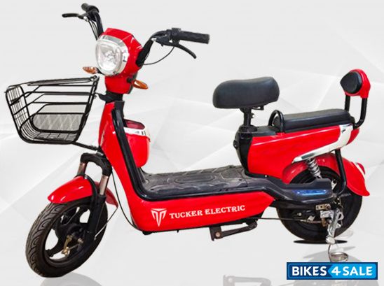 Tucker City Ride E-Moped - Red