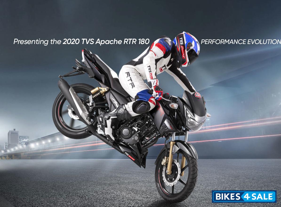 Photo 2 Tvs Apache Rtr 180 Bs6 Motorcycle Picture Gallery