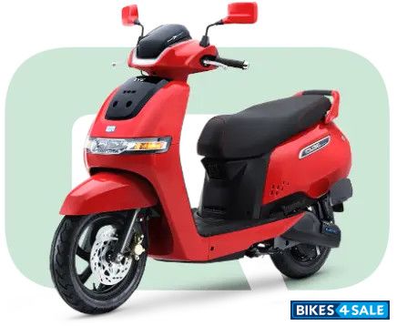 TVS iQube 12 Shining Red