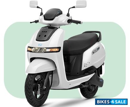 TVS iQube 2.3kWh Pearl White
