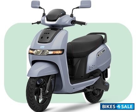 TVS iQube 2.3kWh Titanium Grey