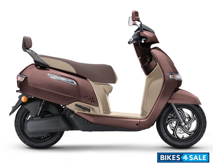 TVS iQube 3.1kWh Copper Brown Beige