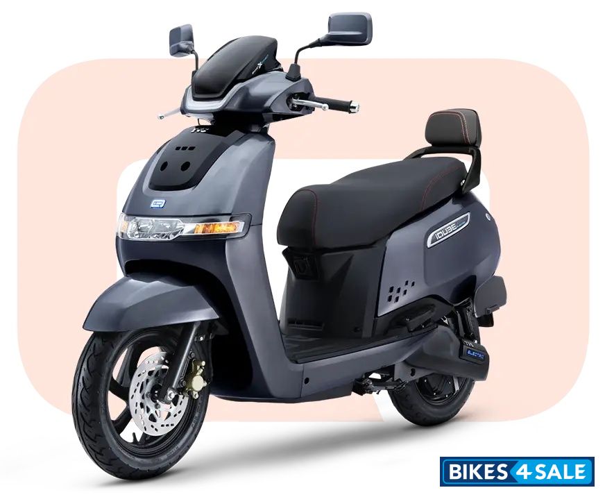 TVS iQube S 4.7kWh Mercury Grey
