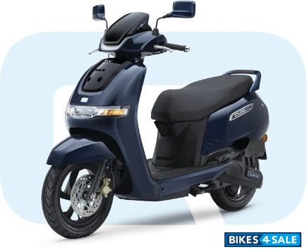 TVS iQube ST 12 Starlight Blue Glossy