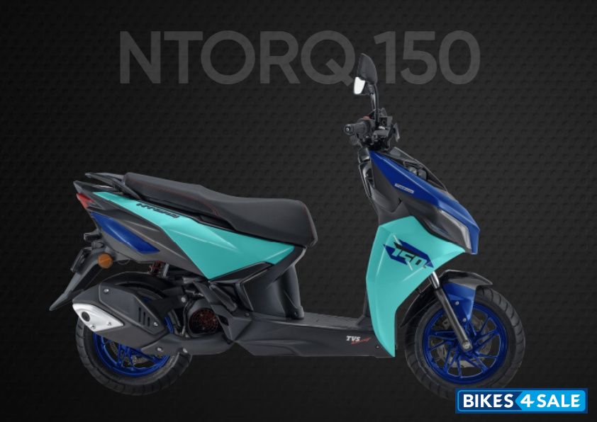 TVS NTORQ 150 Turbo Blue