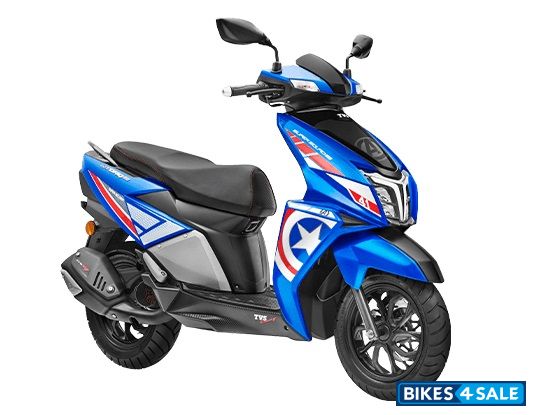 TVS NTORQ Super Squad Edition Combat Blue