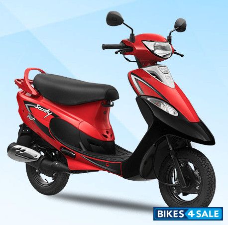 TVS Scooty Pep Plus BS6 - Revving Red