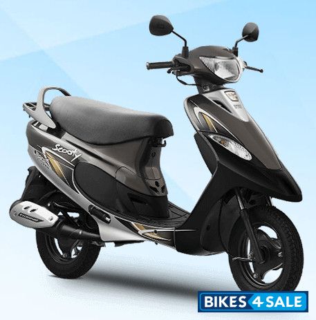 TVS Scooty Pep Plus BS6 - Frosted Black