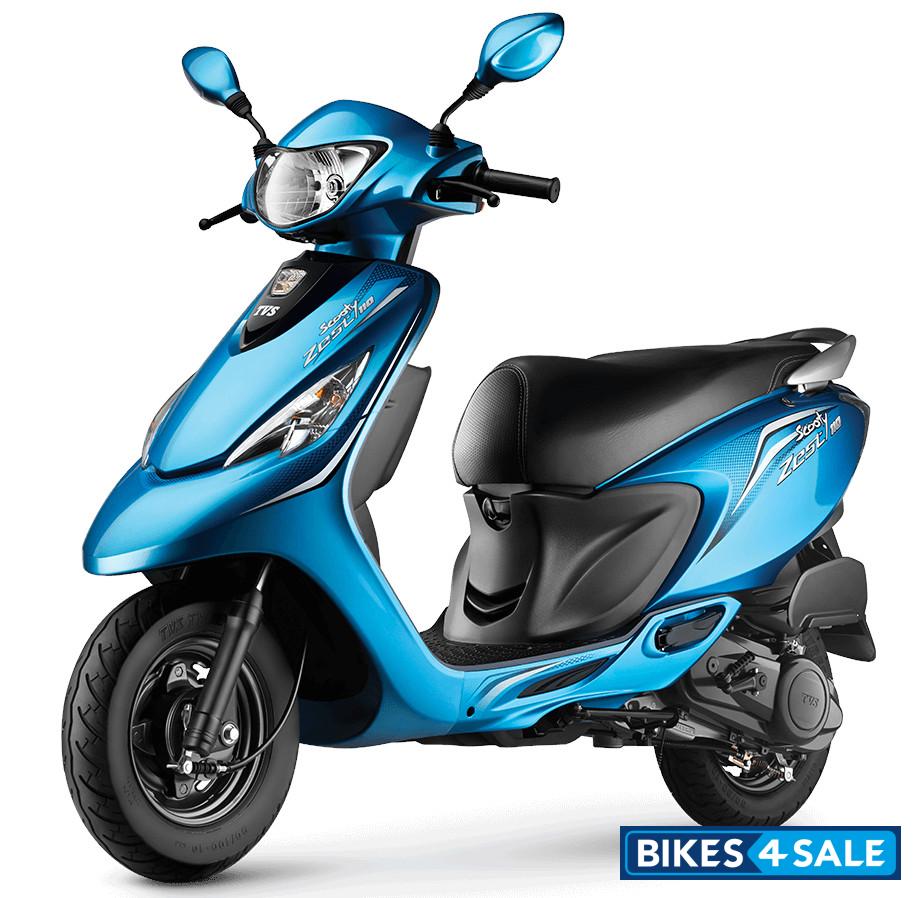TVS Scooty Zest 110 BS6 - TURQUOISE BLUE