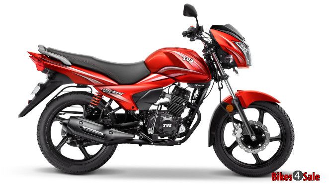 TVS Victor - Red colour