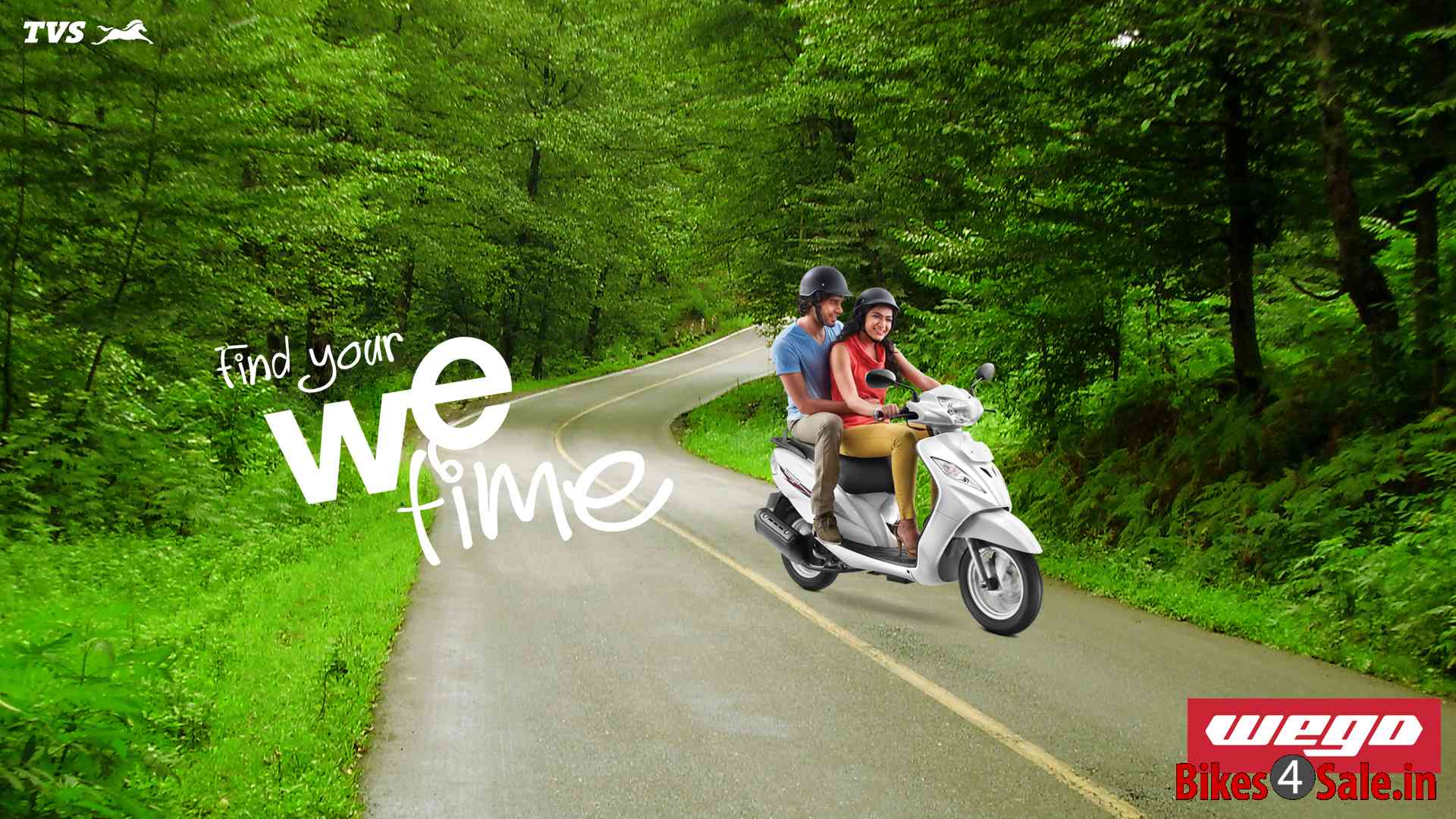 TVS Wego TVS Wego White Color