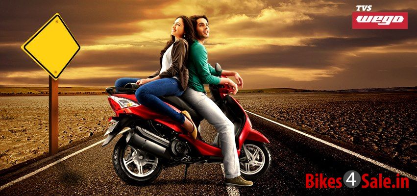 TVS Wego - We always love lone roads to share whiles with our love on TVS Wego