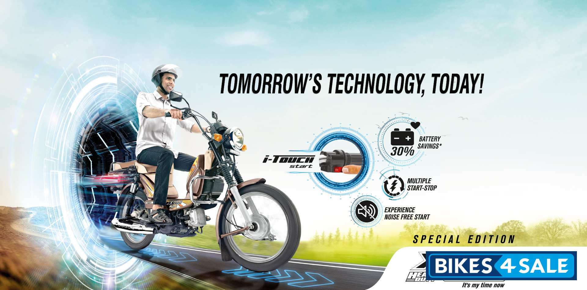 TVS XL 100 Heavy Duty i-TOUCHstart Special Edition