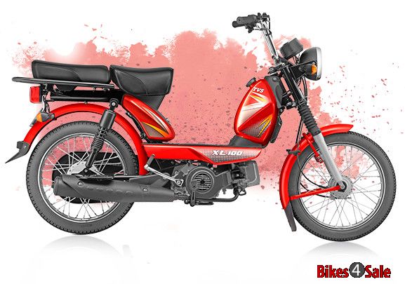 TVS XL 100 - Red Colour