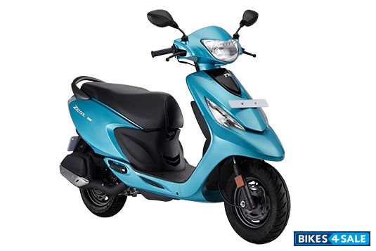 TVS Zest 110 Gloss Series Turquoise Blue