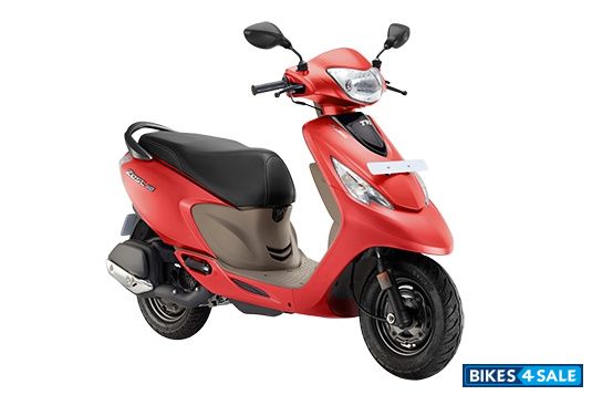 TVS Zest 110 Matte Series Matte Red