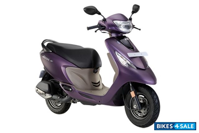 TVS Zest 110 Matte Series Purple
