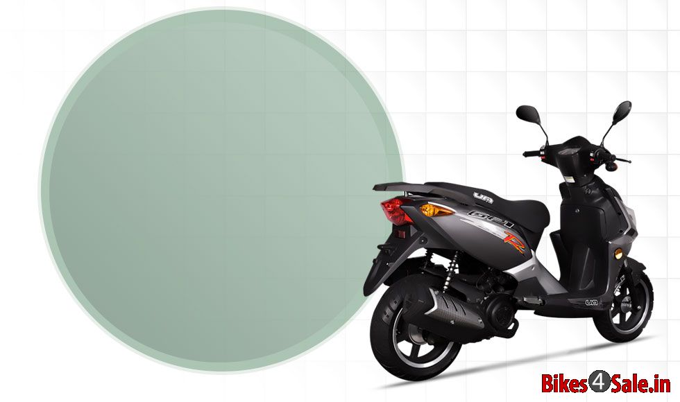 UM GP1 R 150 Picture showing the angled rear view of GP1 R 150