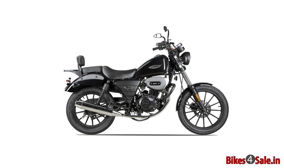 UM Renegade Duty 150 Picture showing the side view of Renegade Duty 150 of Black color