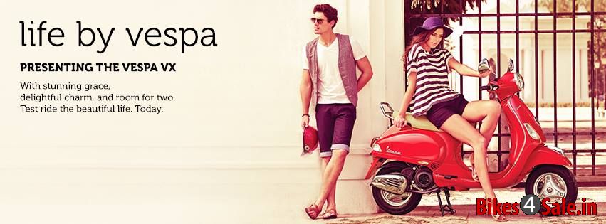 Vespa VX 125 - With stunning grace, delightful charm and room for two. Test ride the beautiful life today