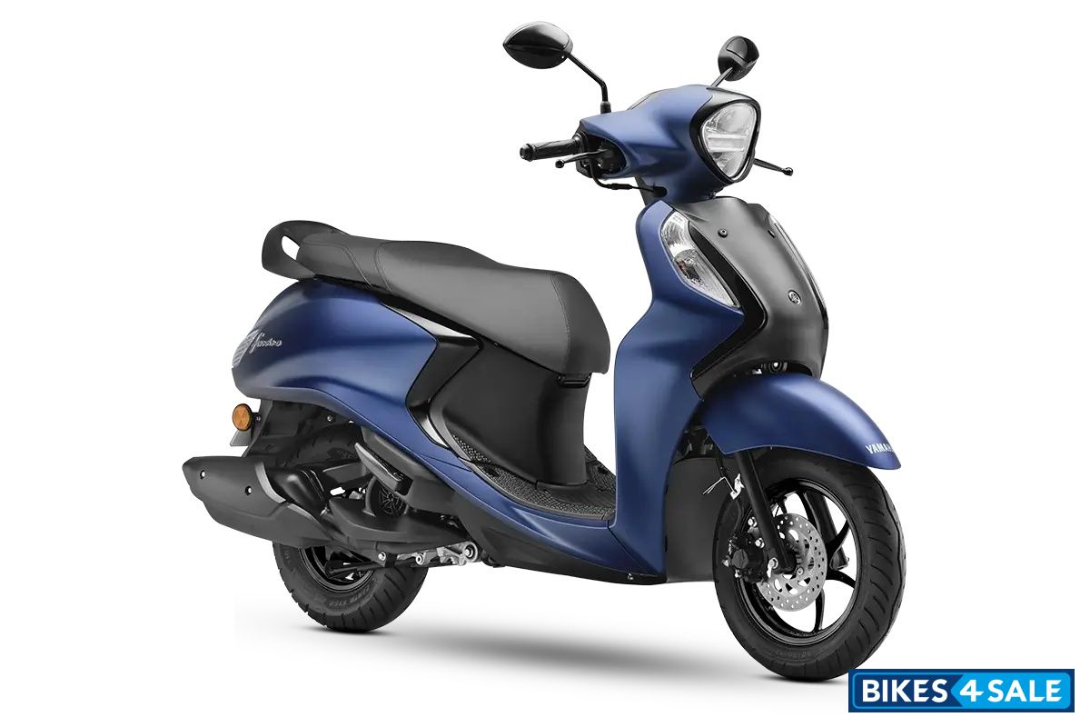 Yamaha Fascino 125 Fi Hybrid 2026 Dark Matte Blue