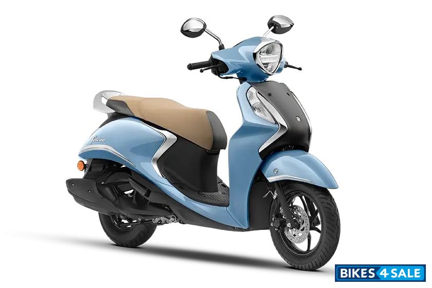 Yamaha Fascino 125 Fi Hybrid Disc 2025 Cool Blue Metallic