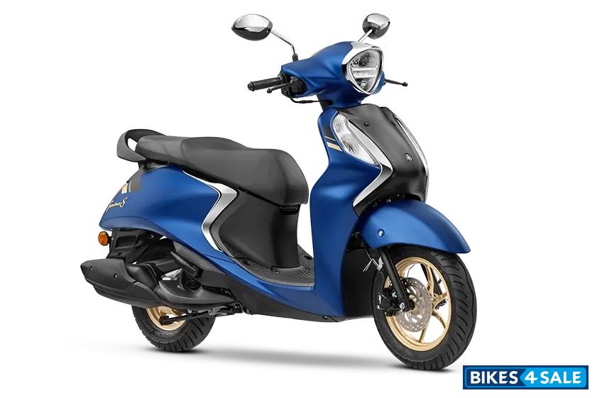 Yamaha Fascino 125 Fi Hybrid Disc 2025 Dark Matte Blue Spl
