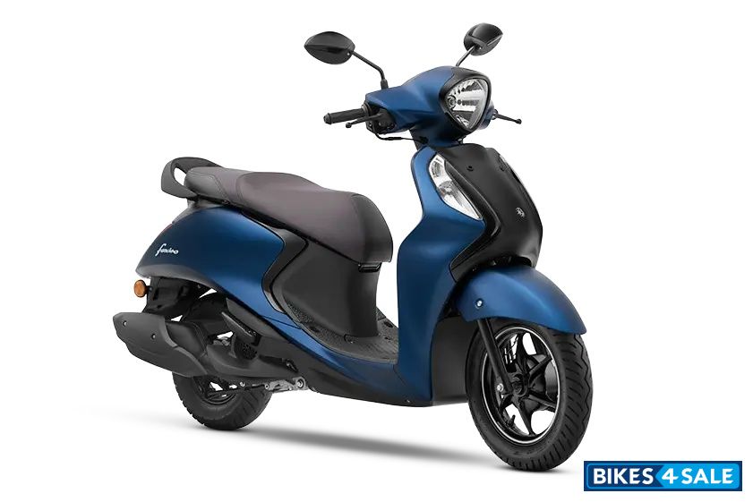 Yamaha Fascino 125 Fi Hybrid Drum 2025 Dark Matte Blue