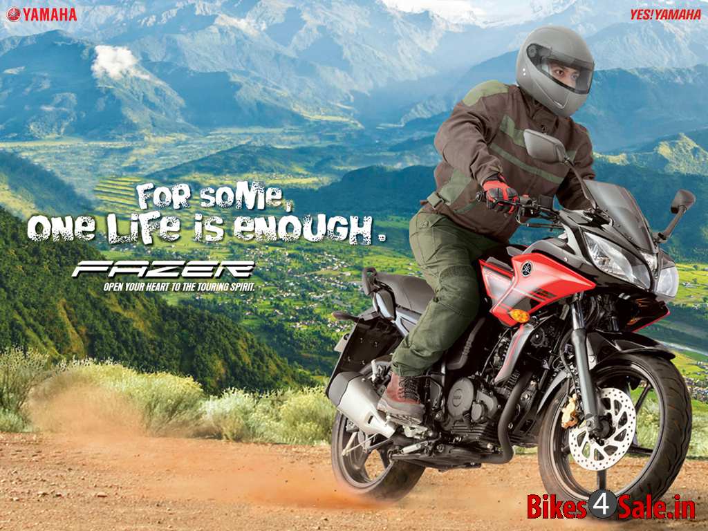 Yamaha Fazer The Fazer fires out respectable 14PS of power @ 7500 rpm and claimed torque of 13.6 Nm @ 6000 rpm