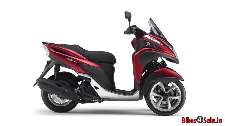 Yamaha Tricity 125 Picture showing the side view of Yamaha Tricity 125
