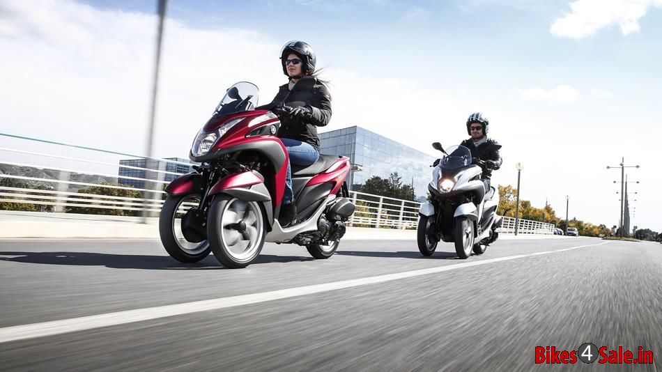 Yamaha Tricity 125 Picture showing the LMW design of Yamaha Tricity 125