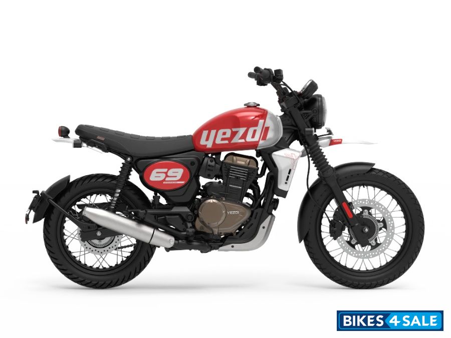 Yezdi Scrambler 2026 Rogue Red