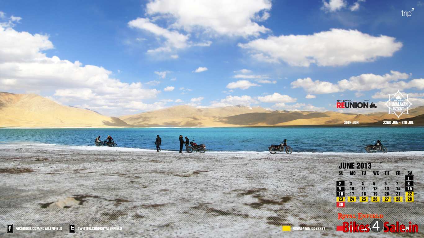 2013 Royal Enfield Calendar June