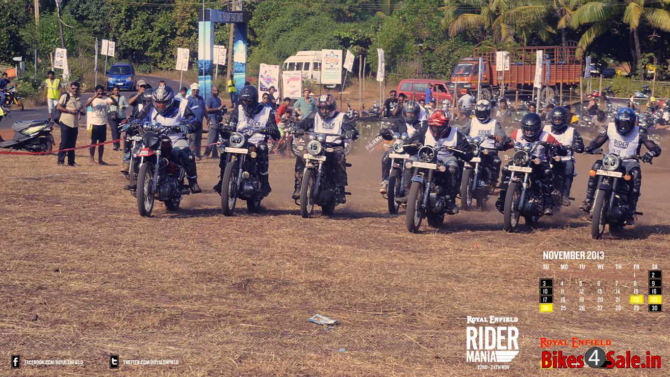 2013 Royal Enfield Calendar November