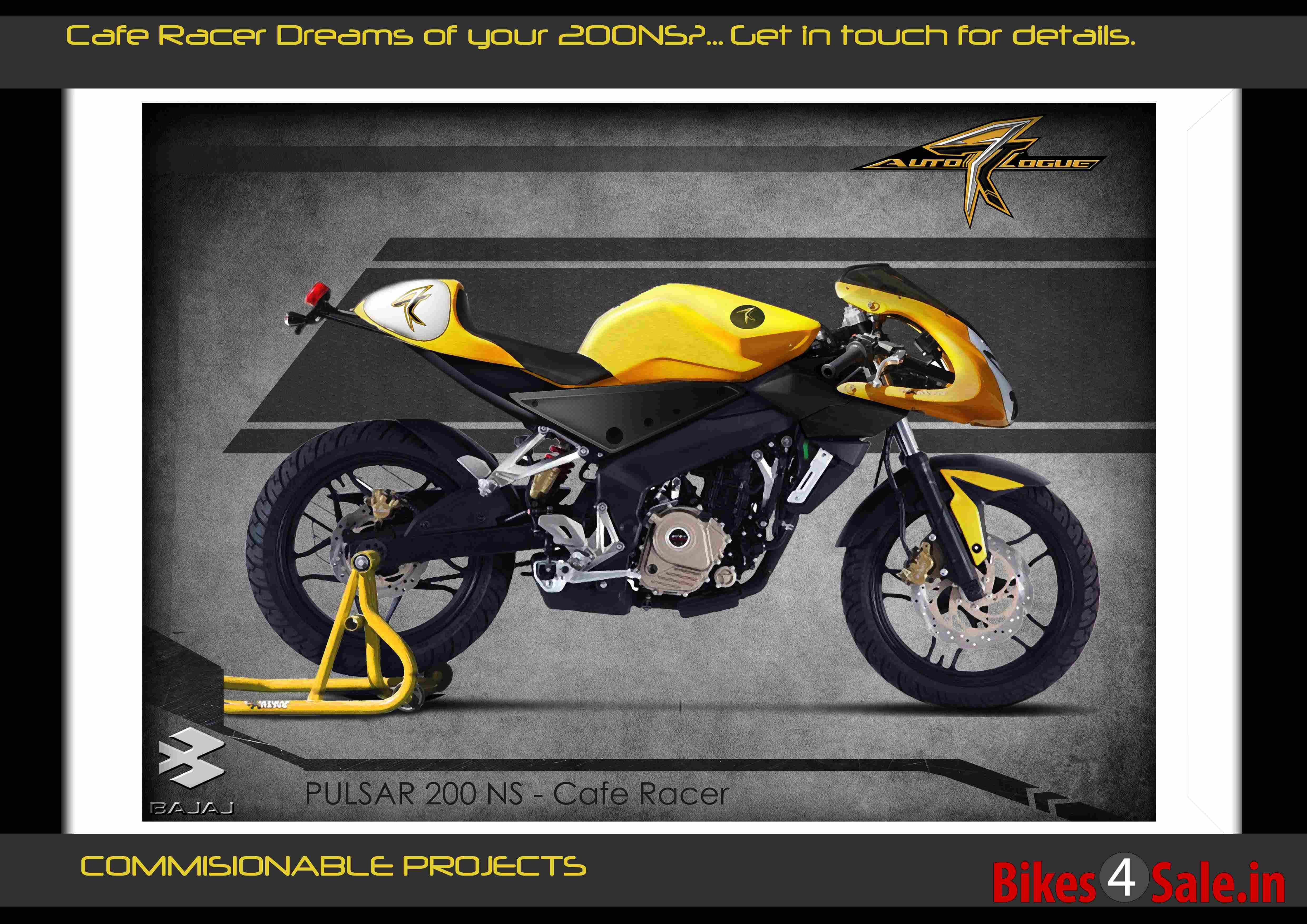 Slide 2 The Bajaj Pulsar 200ns Has Been Converted To A Cafe