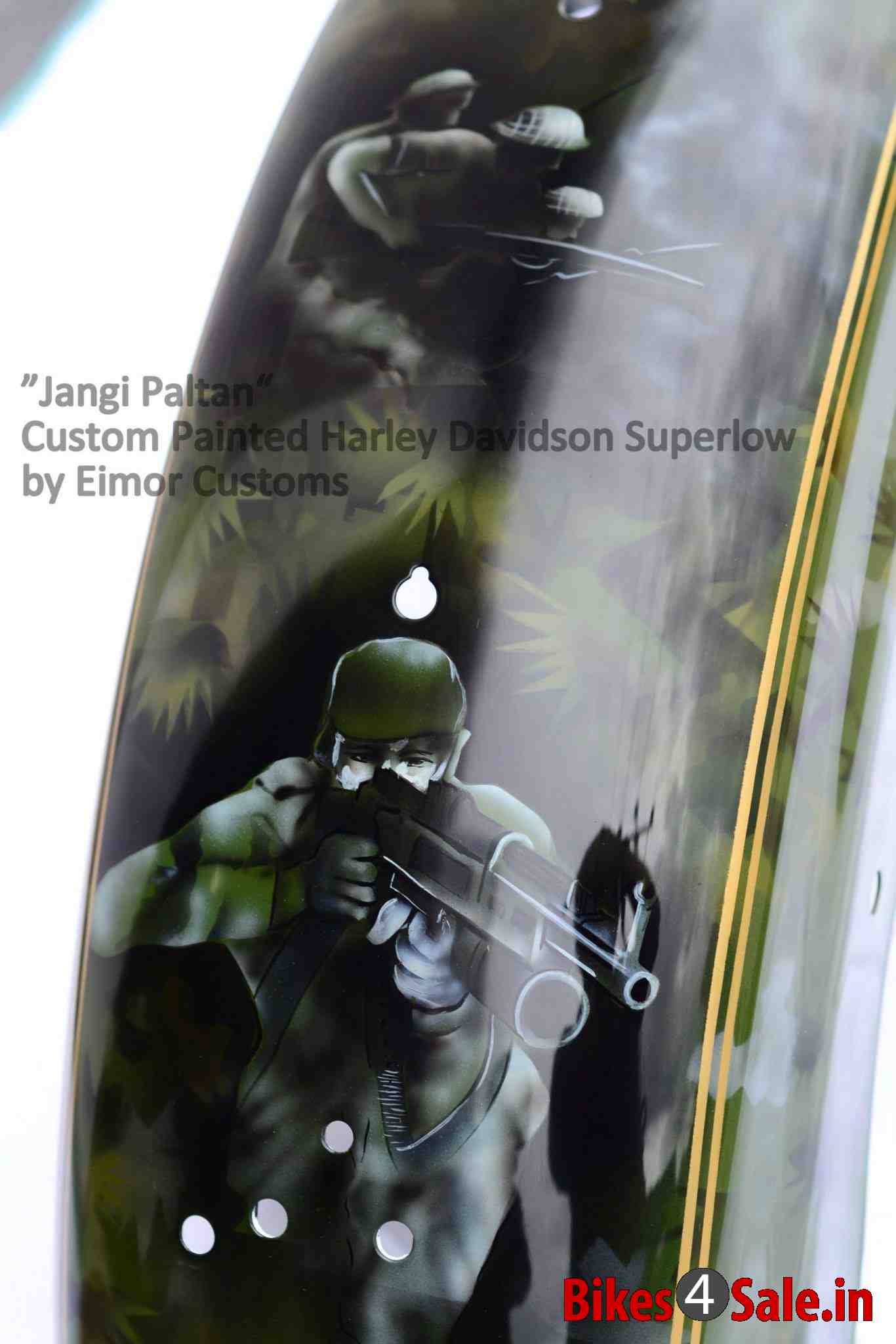 Custom Painted Mudguard