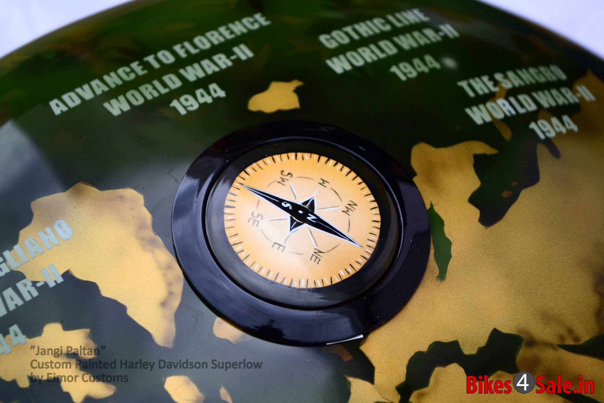 Custom Painted Petrol Tank