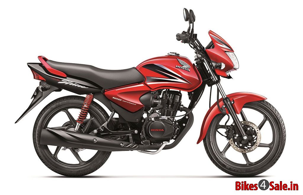 New Honda CB Shine Red and Black