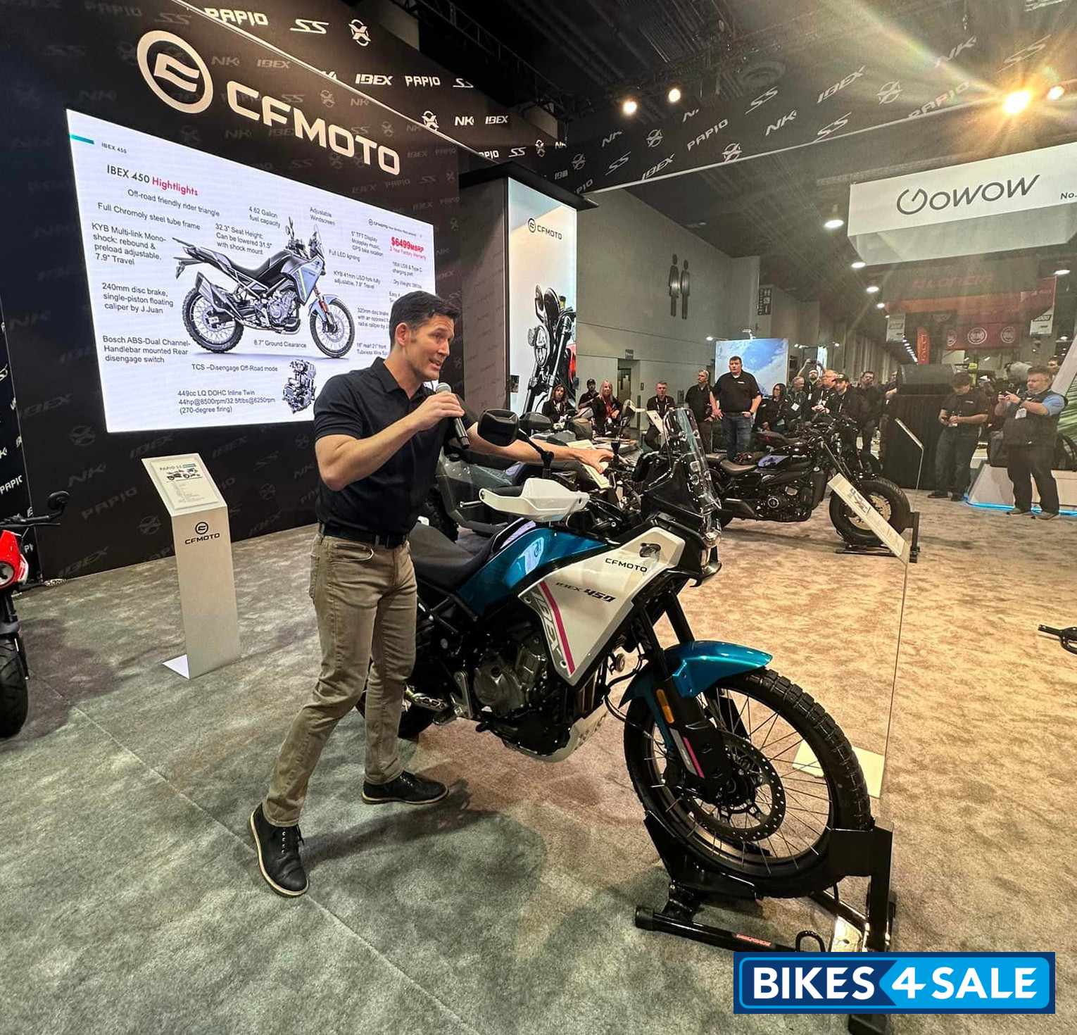 Cfmoto Ibex 450 In Eicma 2023