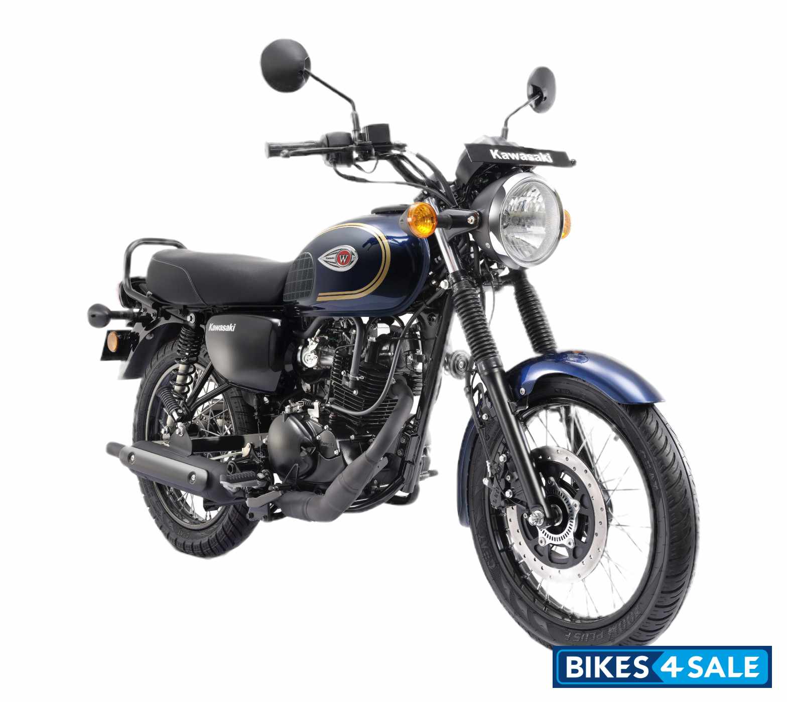 Kawasaki W175 Bold Metallic Ocean Blue