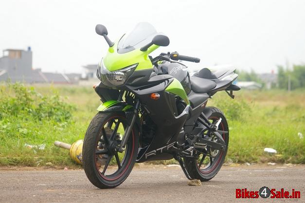 TVS Apche RTR 160 modified in Indonesia