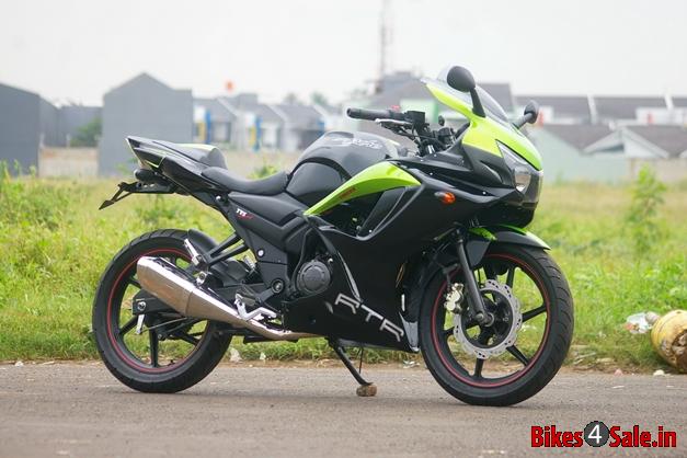 TVS Apche RTR 160 modified in Indonesia