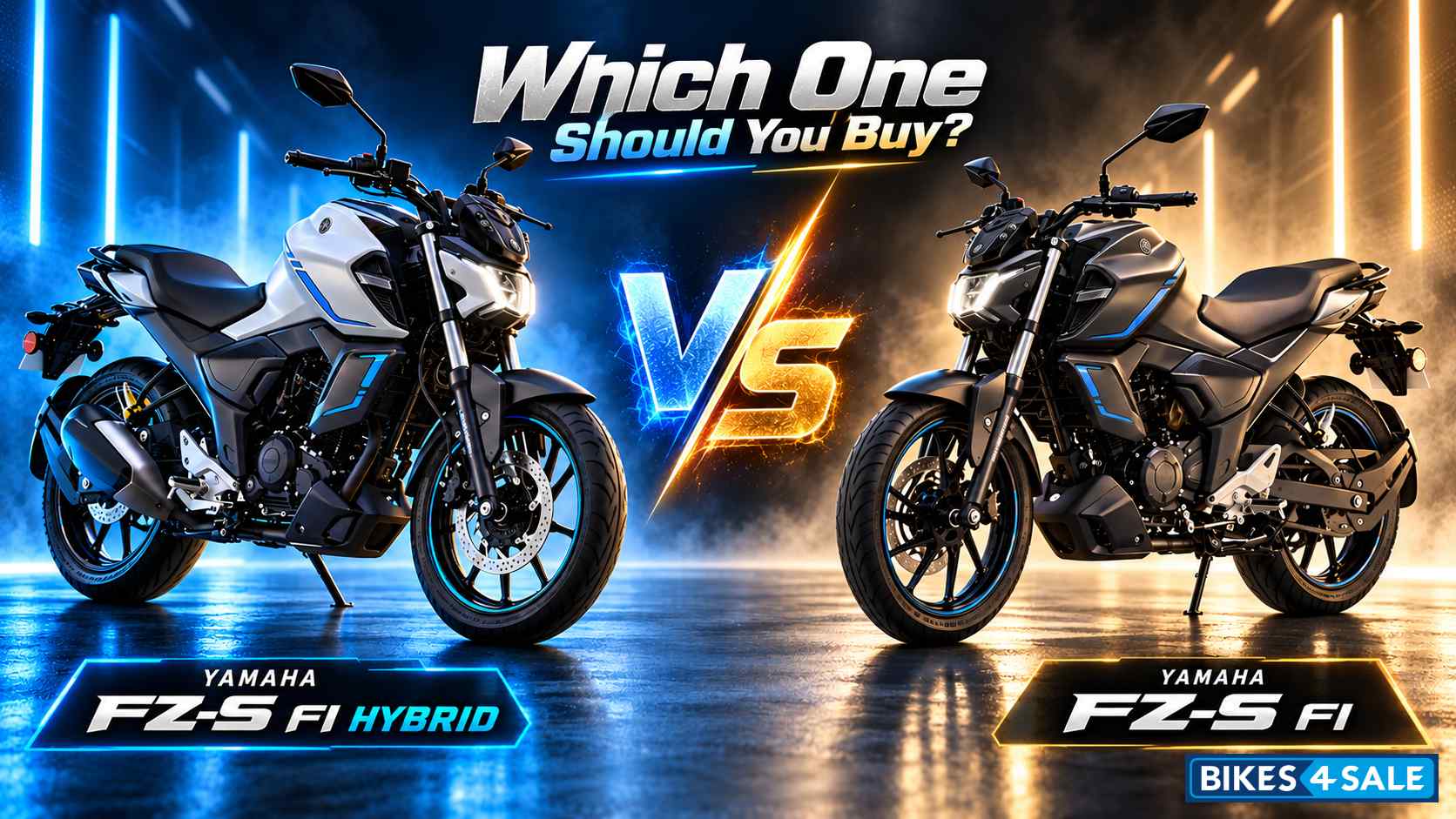 Yamaha FZ-S Fi Vs Hybrid 2026 Comparison
