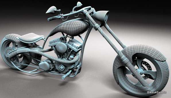 Chopper Motorcycle