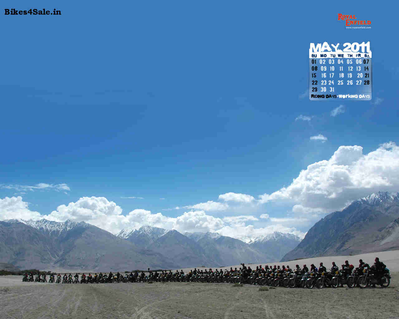 Royal Enfield Calendar May 2011 Royal Enfield Calendar May 2011
