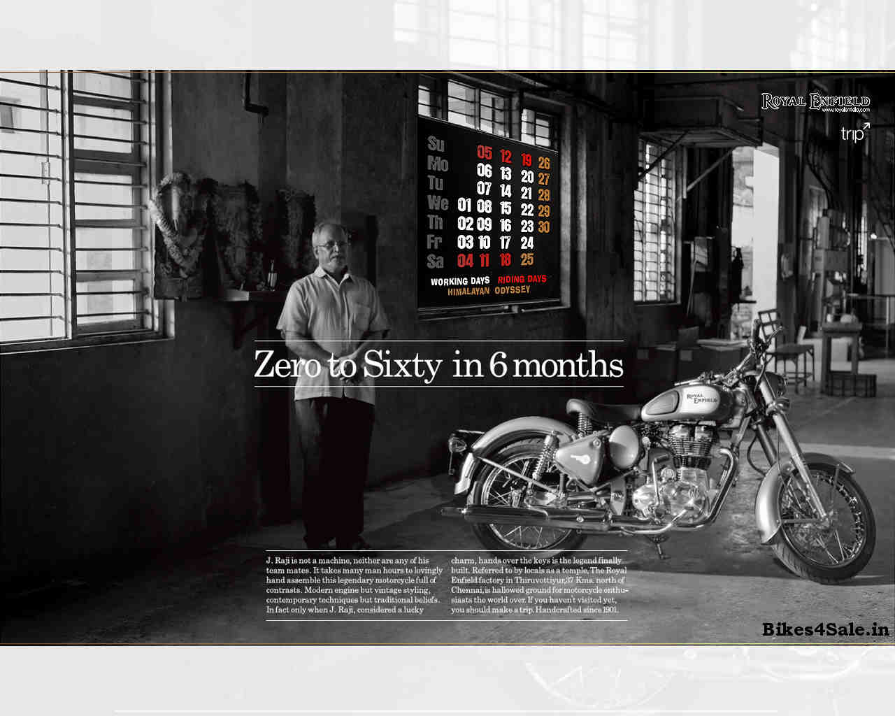 Royal Enfield Calendar June 2011 Royal Enfield Calendar June 2011