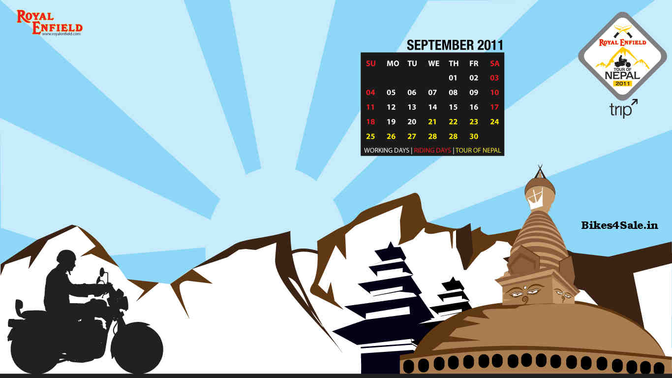Royal Enfield Calendar September 2011