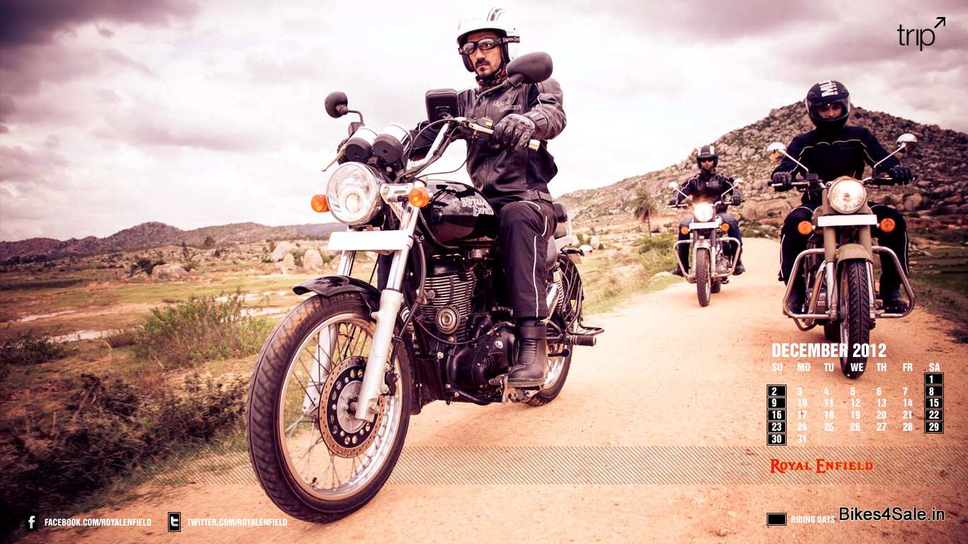 Royal Enfield Calendar December 2012