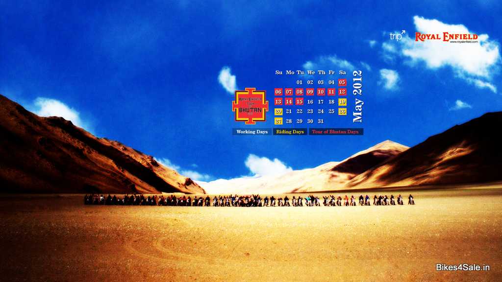 Royal Enfield Calendar May 2012